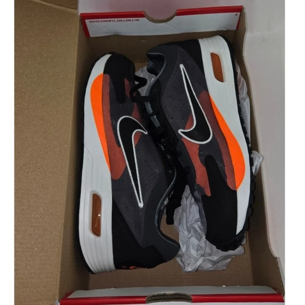Nike Air Max Solo SE Anthracite Black Total Orange FJ2594-001 Mens 8 Womens‎ 9.5